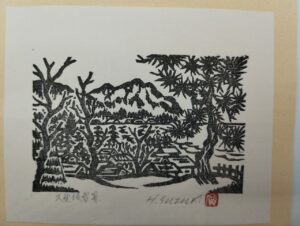 Снежный пейзаж в Кугуридзака (Аомори)
